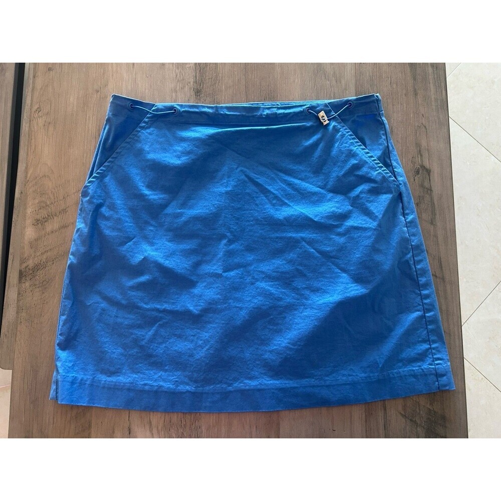 RLX Ralph Lauren Women's Blue Athletic Golf Skort Stretch Pockets Size 4